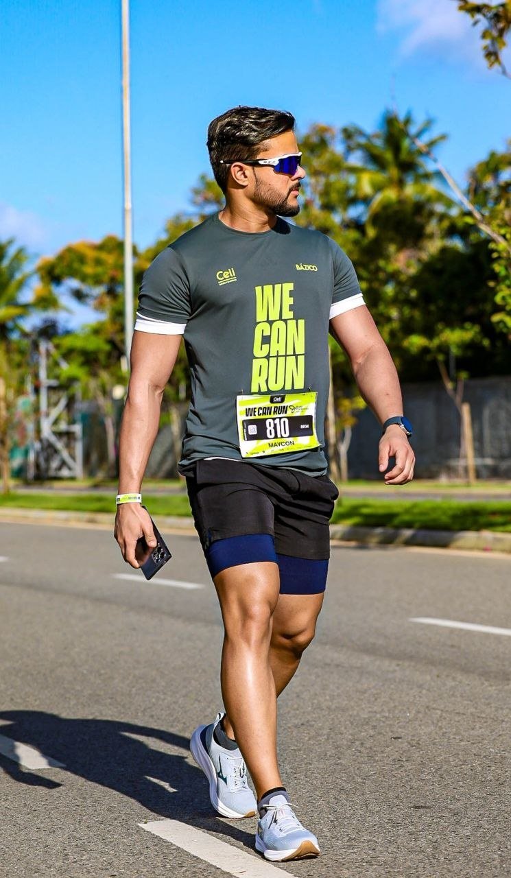 Maycon A. Cavalcante after race effort